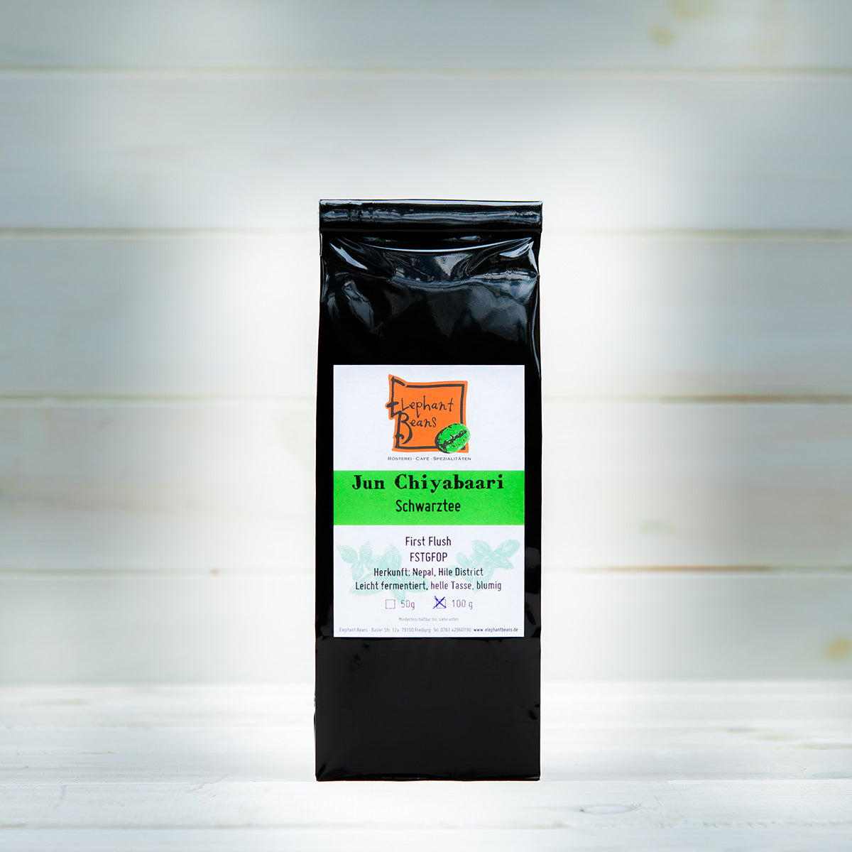 Premium-Schwarztee Nepal ‚Jun Chiyabari‘, First Flush FTGFOP