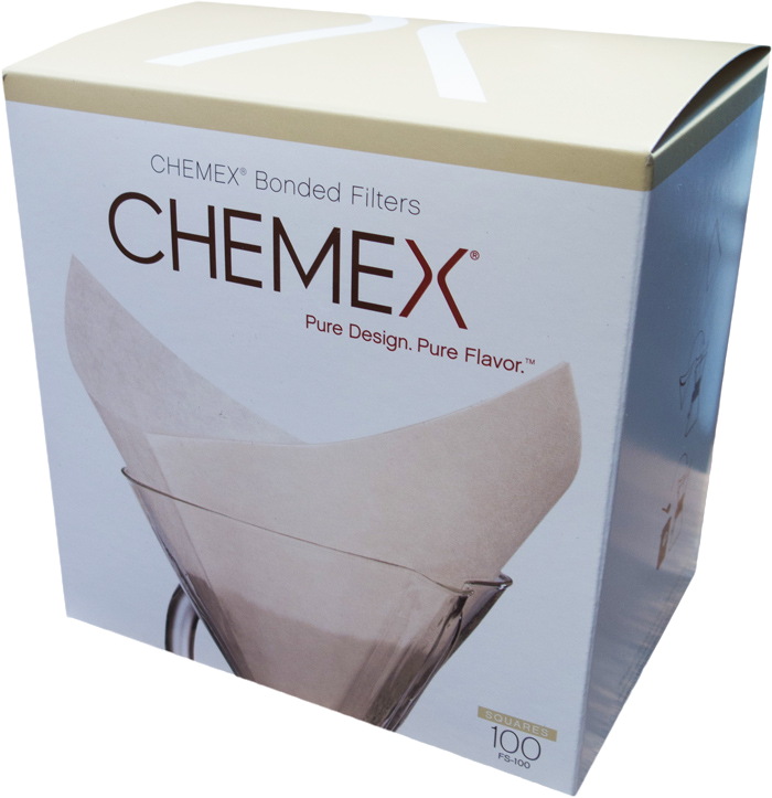 Chemex Square, 100 Stück Papierfilter für Chemex 6-cups