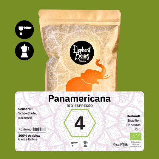 Panamericana, Bio-Espresso-Blend Röstkaffee