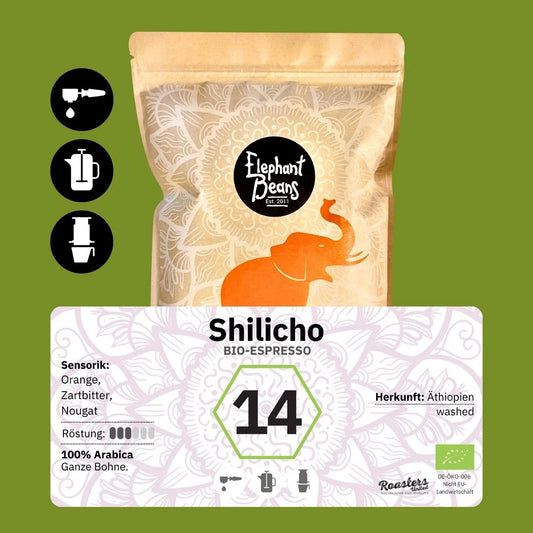 Shilicho, Bio-Espresso (Äthiopien) Röstkaffee