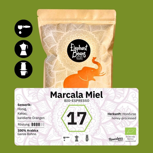 Marcala Miel, Bio-Espresso (Honduras) Röstkaffee