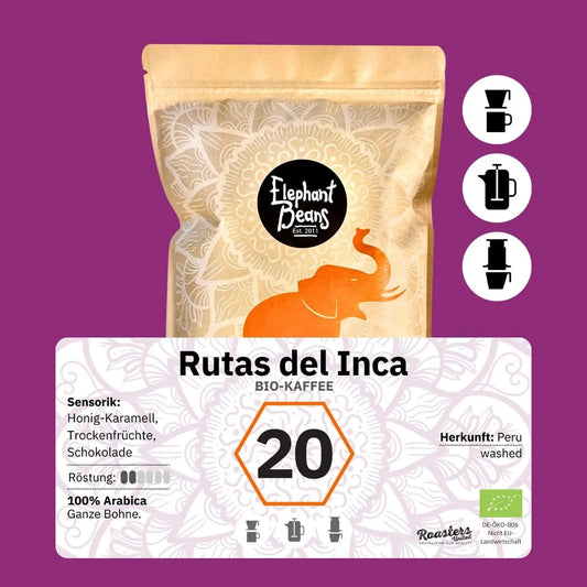 Rutas del Inca, Bio-Kaffee (Peru) Röstkaffee