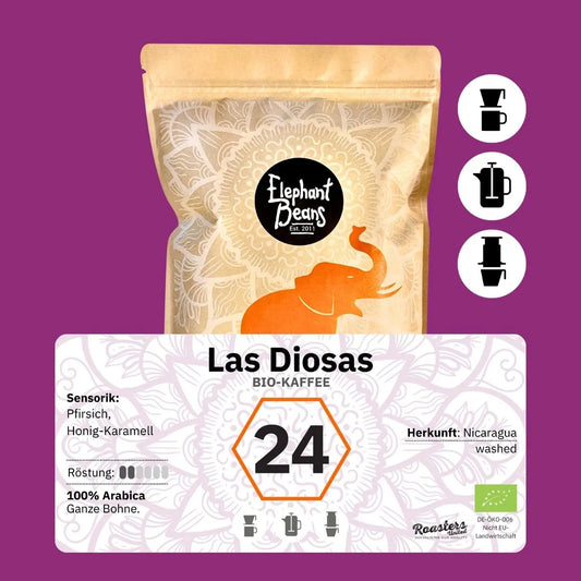 Las Diosas, Bio-Kaffee (Nicaragua) Röstkaffee