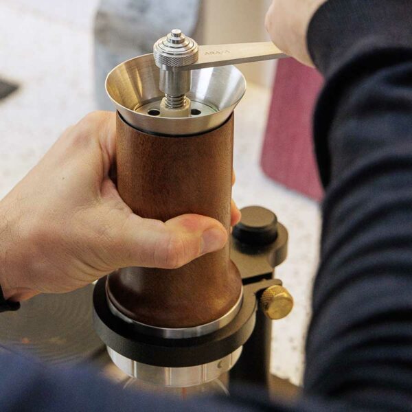 ARAM Espresso Maker + Steel Support BROWNISH -Ausstellungstück