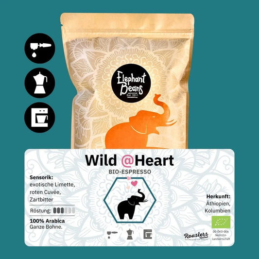 Wild@Heart, Bio-Espresso – Genussedition Röstkaffee
