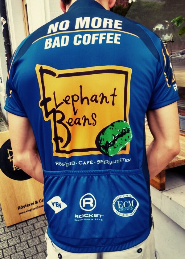 Elephant Beans Radtrikot ‚No More Bad Coffee‘ (Herren)