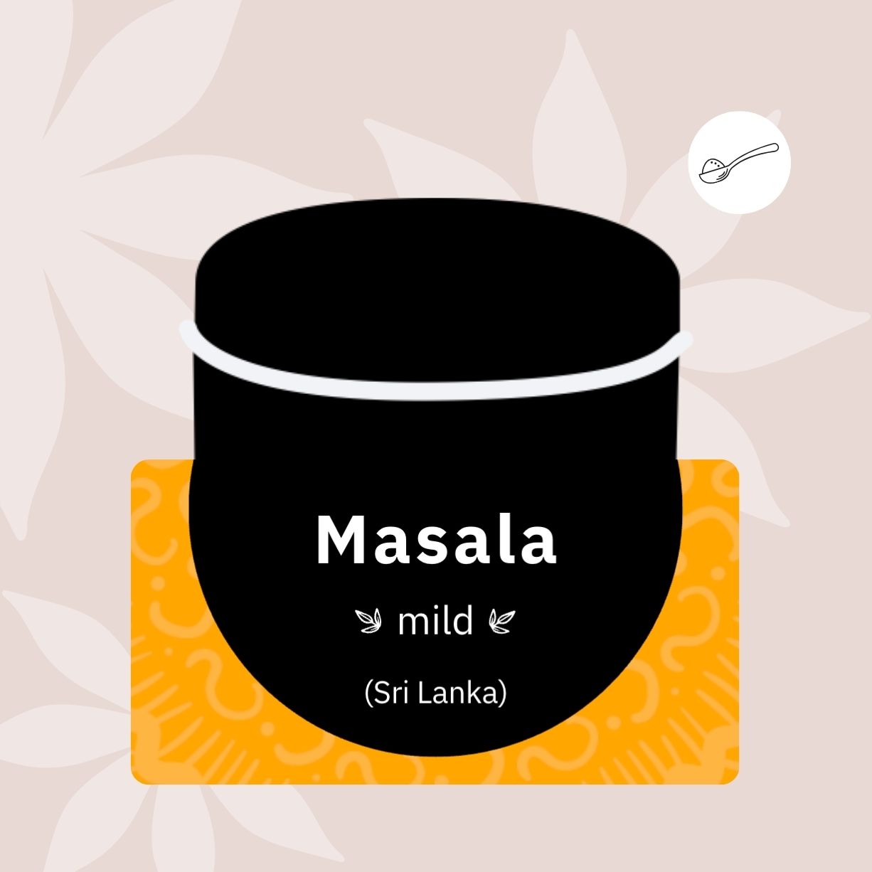 Masala, milde Gewürzmischung, 70g-Dose