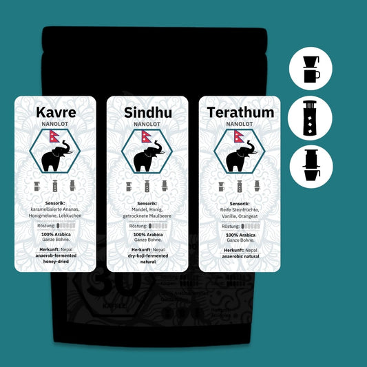 Nepal-Bundle of three, Kaffee (Nepal) 3x90g