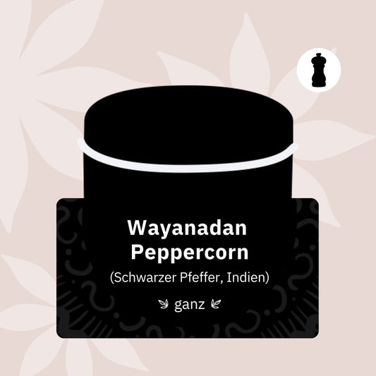 Wayanadan Peppercorn, schwarzer Pfeffer 70 gr. – Rarität